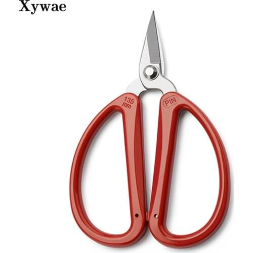 Stainless Steel Sewing Scissors Strong Needlework Scissors Shears Cutter Embroidery Leather Fabric Household Nail Scissors Tools