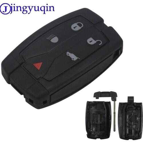 20x Replacement 5 Buttons Uncut Blade Car Key Case Styling Cover For Land Rover Freelander Remote Flip Fob Car Key Shell