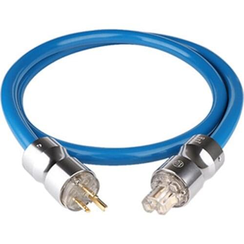 SPX-28 High Power EMC Shield AC Power Cord Silver Plated Schuko Power Cord Cable HIFI