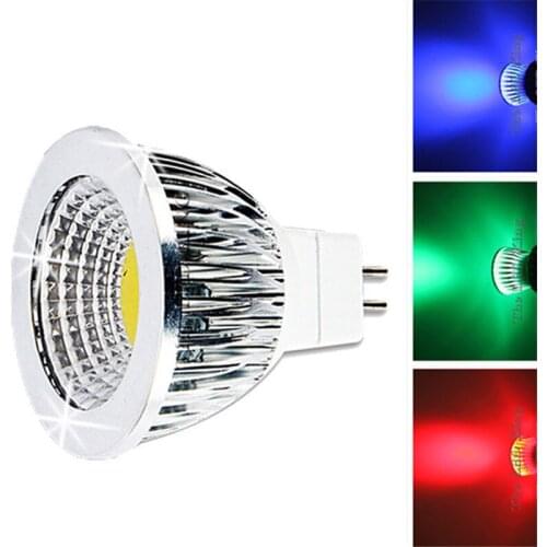 Super Bright Dimmable MR16 COB 9W 12W 15W LED Bulb Lamp 85-265V 12V spotlight Warm White/Cold White red blue green led light