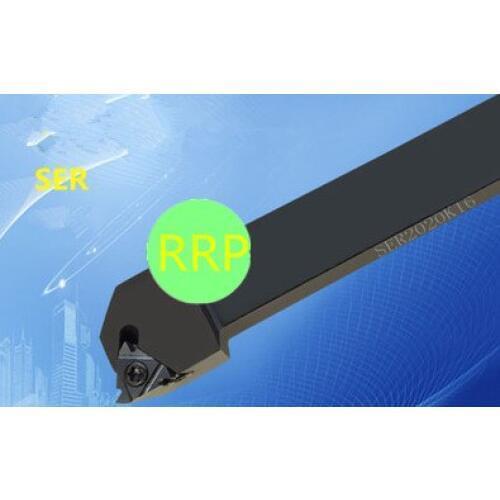 SER1616H16 thread turning tool fitted with 16 ER 2.0 ISO LDA insert to cut stainless steel and steel,CNC Turning Tool