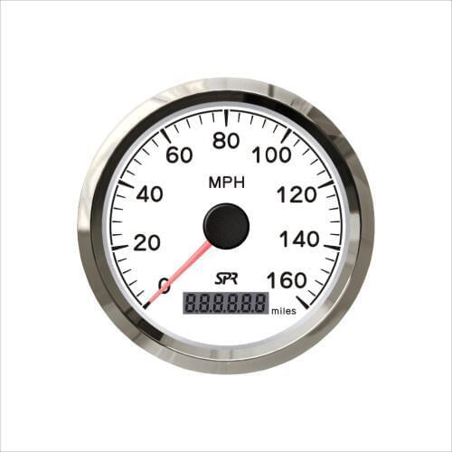 SPR 85mm GPS Speedometer Velometer 160MPH 12V/24V for cars trucks