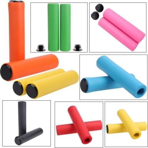 Bike Grips UltraLight Silicone Material Handlebar Grips High Density MTB Bicycle Handlebar Anti-slip Cycling Grips Bicycle parts
