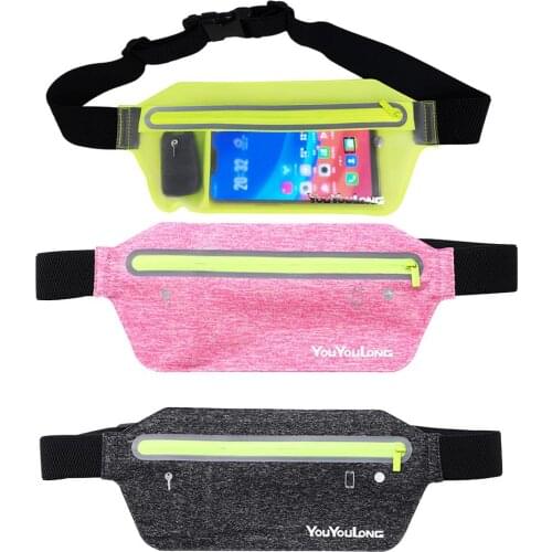Outdoor Running Waist Bag Waterproof Mobile Phone Holder Belt Jogging Pack Bag Gym Fitness Touch Screen Bag Sport Accessories