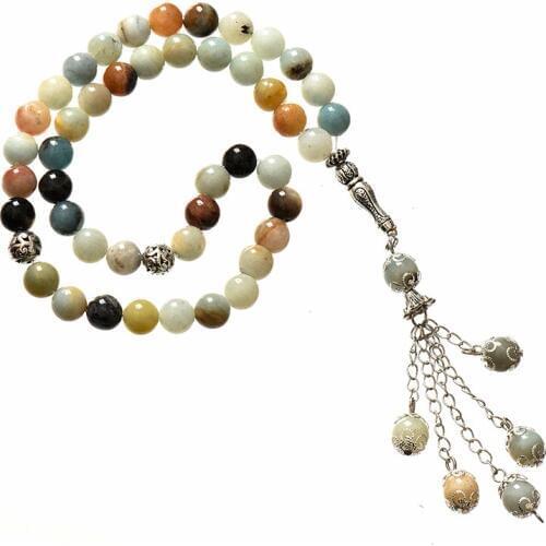 Pick Size 8mm High Quality Amazonite Stone Rosary Beads For Handmade Charm Bracelets 16inch Wholesale F005