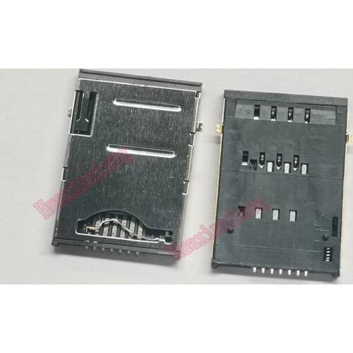 SIM Card connector 6P+1P 7Pin 7P Adapter/connector SIM Memory card holder for phone/tablet Self push / pop-up