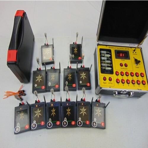 12 Cues Wireless Switch Smart Remote New Year Special Eff Fireworks Christmas Gift On Sale Set Black Electric Wire 300m Distance