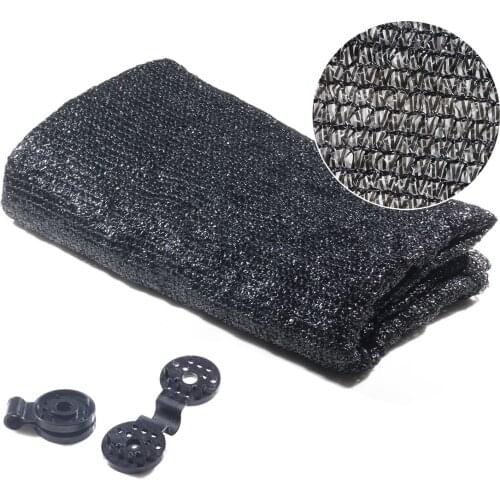 3X3M Anti-UV Sunshade Net Outdoor Garden Sunscreen Sunblock Shade Cloth Net PE Plant Greenhouse Cover Car Cover