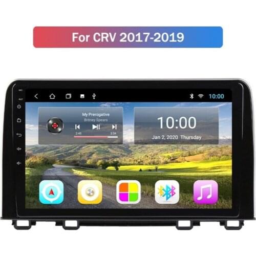 Android 10.0 System Quard Core 2G+32G WIFI HD 1024*600 Car GPS Nagavition For HONDA CRV 2017-2019 Car Stereo Screen Radio