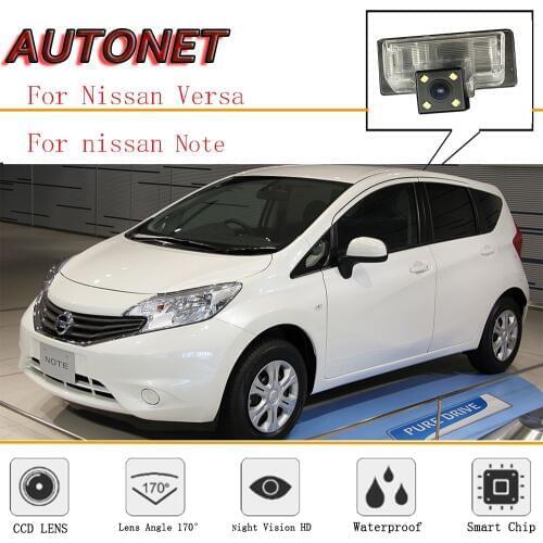 AUTONET camera For Nissan Note E12 Versa 2012~2018 Backup Camera/Night Vision/CCD Reverse Camera license plate camera