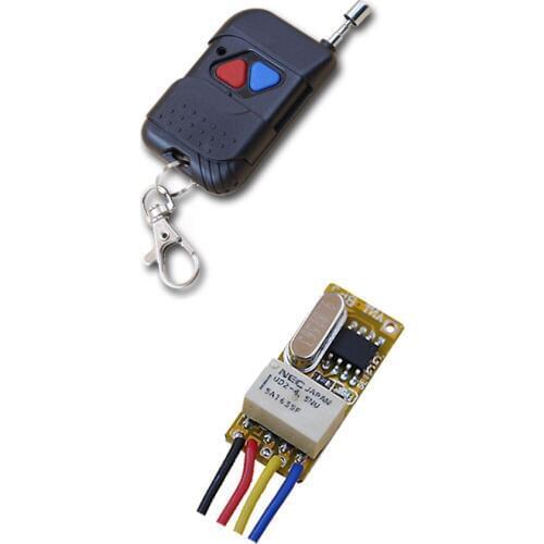 Mini Wireless Auto Remote Control Adjustable Garage Learning Code Remote Controller with Receiver Frequency 315/433 MHZ