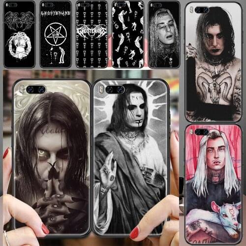 Ghostemane Mercury Retrograde Phone case For Xiaomi Mi Max Note 3 A2 A3 8 9 9T 10 Lite Pro Ultra black fashion hoesjes art coque