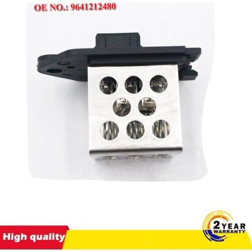 Electro Motor Radiator Fan Pre-Resistor Black For PEUGEOT CITROEN SW 1267E3 9641212480