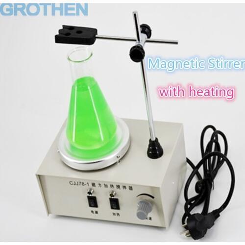 GROTHEN Magnetic Stirrer Laboratory magnetic stirrer magnetic mixer 0-2000rpm 0-1000ml 220V 50Hz 150W heating power