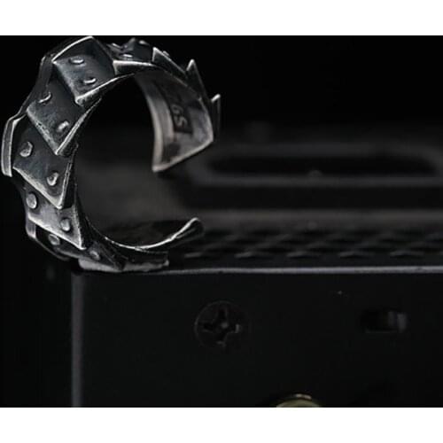 Vintage Steampunk Gear Rings for Women Male Punk Rock Rap Ring Accessories Mens Adjustable Retro Gothic Irregular Jewelry Gift