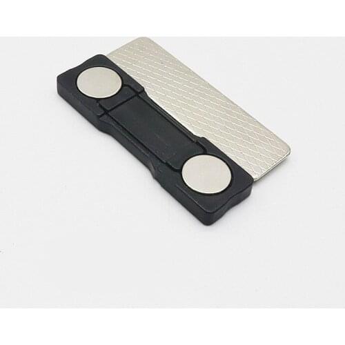 Super Strong Magnetic name badge Magnetic Name Tag Holders with 2 Round Premium Strength Neodymium Magnets+Metal Plate+ Sticker