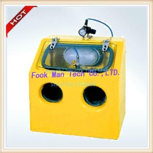 Hot Sale Yellow Color 220V Sand blaster Sandblasting Machine Dental Lab Sandblaster