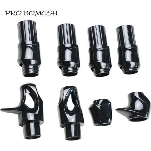 Pro Bomesh 2Set/Lot Spray Painted Spinning Casting Reel Seat Set DIY Rod Building Component Repair Accessory