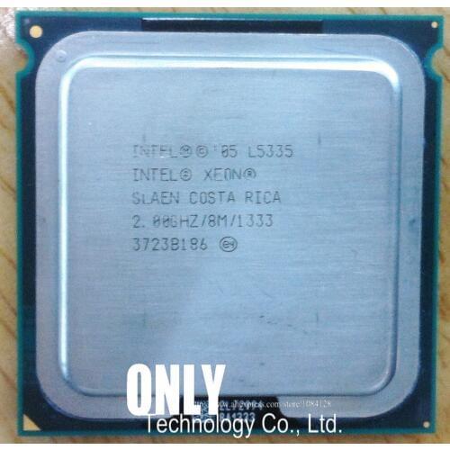 Intel Xeon L5335 2.0GHz/8M/1333 Processor LGA771 Core 2 Quad CPU works on LGA 775 mainboard 2 Pieces Free