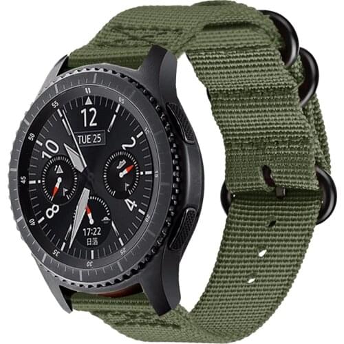 Nylon canvas Strap for Xiaomi huami Amazfit Stratos 3 2 2S /PACE/GTR 47MM Watch Band for Huawei Watch GT GT2 46mm Straps
