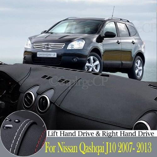 Quality leather instrument panel protection pad and light-proof pad for Nissan Qashqai J10 2007- 2013 car styling accessories