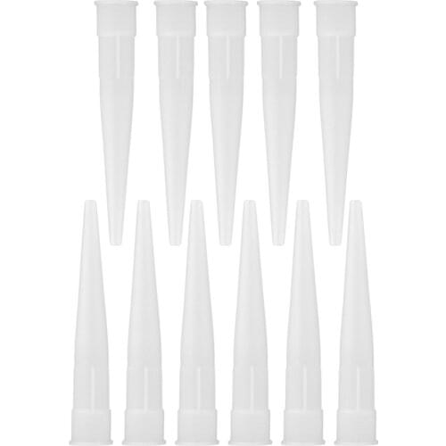 20/30pcs Plastic Caulking Nozzle Applicator Glass Glue Tip Sealant Finisher Grout Tools Ceramic Tiles Seam Accessories