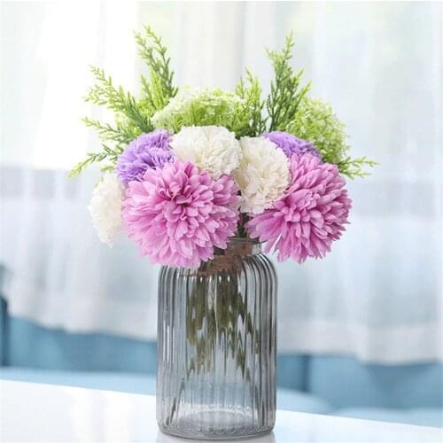 5PCS Bridal Bouquet Artificial Bouquet Fake Flower Ball Home Wedding Banquet Decoration Simulation Flowers Valentines Day Gift