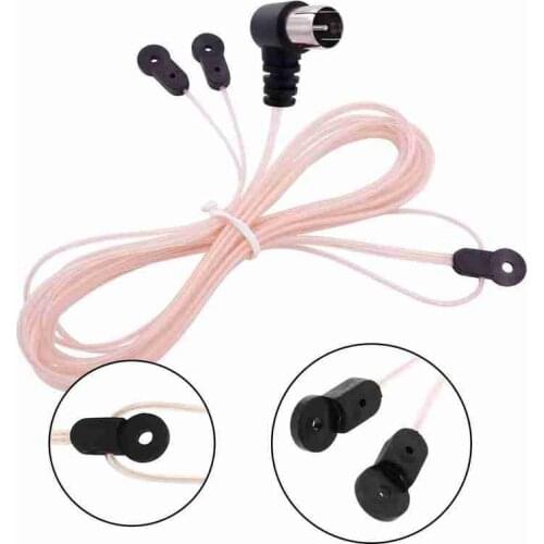 88-108MHz FM Radio Antenna 75 Ohm Dipole Indoor Antenna Receiver HD Aerial Female Connector F RF Coax PAL Adapter to Jack I4J8