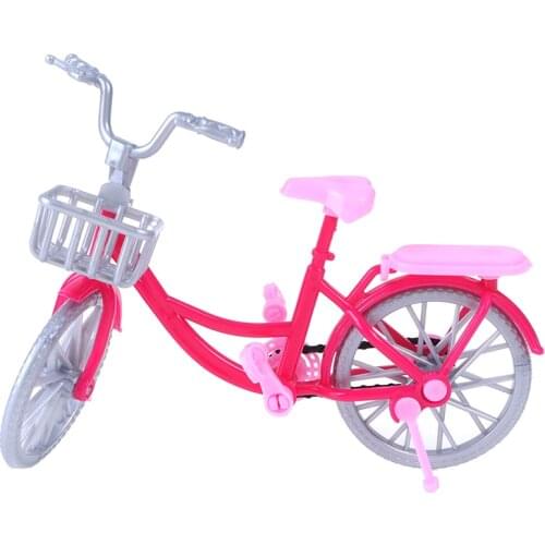 Doll Beautiful bicycle Outdoor Toys Accessories Doll House Scene Display Props