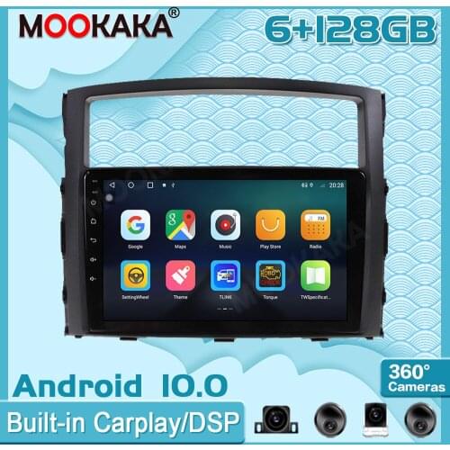 Android10 For Mitsuishi Pajero 2006-2011 Car Multimedia Player GPS Navigation Audio Stereo Screen Head Unit Tape Recorde
