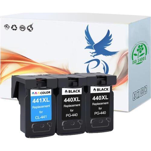 Compatible 440XL For Canon PIXMA MG3240 MG3540 MG4240 MG3640 Printer Ink Cartridge PG440 PG 440 PG-440XL CL441 CL-441