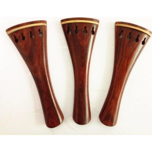 40 pcs 4/4 rosewood Violin Tailpiece fixed Fine Tuners Tail Gut, Violin Accessories
