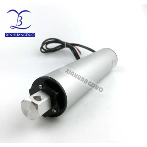12V 25mm-1000mm Stroke DC Linear Actuator Max Push 200N Electric Linear Controller For Access Control System or Nursing Bed