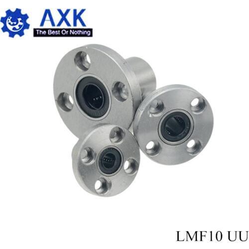 Hot sale 1pc LMF10UU 10mm flange linear ball bearing for 10mm linear shaft CNC