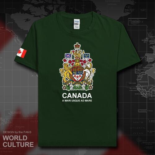Canada Canadians t shirt men jerseys 2018 new t-shirts 100% cotton nation team fans sporting tops tees gyms clothing homme CA 20