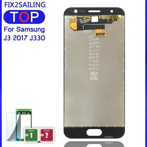J330 LCD For Samsung Galaxy J3 2017 J330 AMOLED LCD Display J330 Working LCD Touch Screen Digitizer Assembly Adjustable