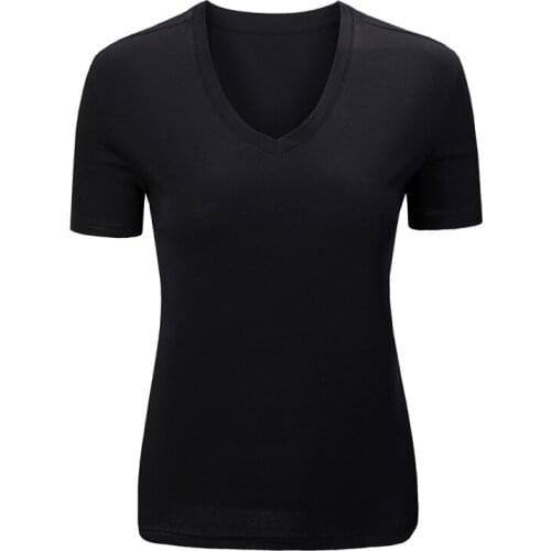 Fashion loose casual breathable womens soft T-shirt