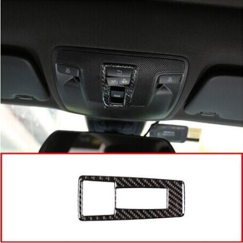 Real Carbon Fiber For Mercedes Benz CLA GLA A Class C117 X156 W176 A180 2013-2018 Car Front Reading Lamp Frame Stickers