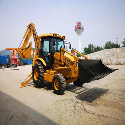 SYNBON New Farm Garden Use Hydraulic Excavator Bucket Backhoe Loader SY747