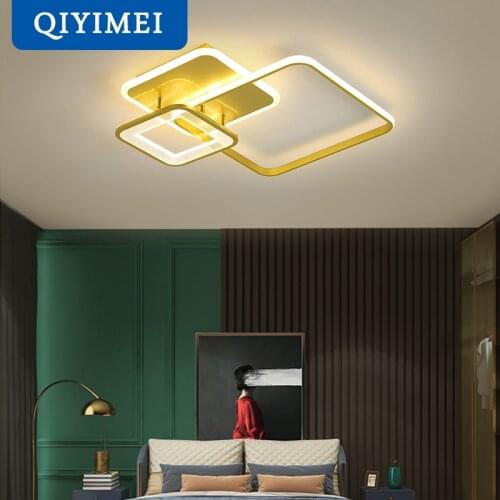 New Design LED Ceiling Light For Living RoomDining Bedroom white coffee Finnished Indoor Home Lighting Fixture Lamparas De Techo