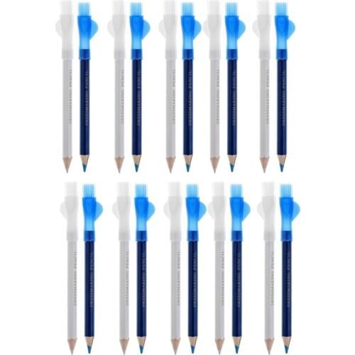 20Pcs Dual Heads Tailors Chalk Pen Pencil with Brush For Sewing Dressmakers DIY Craft Markers Pens