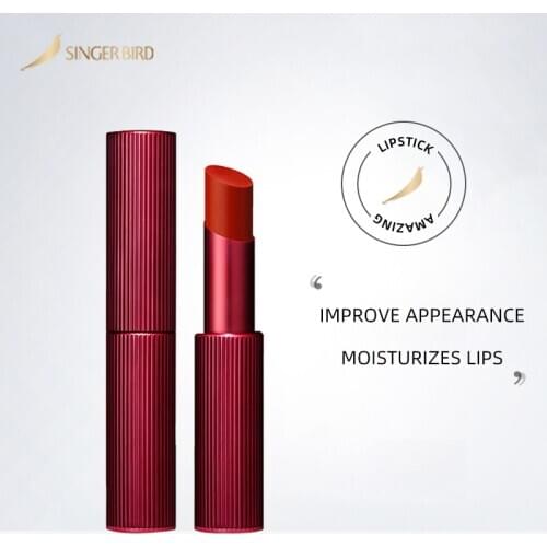 SINGERBIRD Matte Lip Gloss Set Lipstick Waterproof Long Lasting Moisturizing Lipstick Charming Women Lip Tint Beauty Cosmetics
