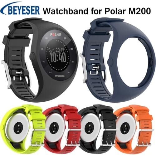 2021 Replacement strap watchband for Polar M200 Smart watch High Quality silicone bracelet For Polar M200 Adjustable Accessories