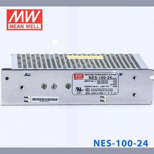 Friendly MEAN WELL 12Pack NES-100-24 24V 4.5A meanwell NES-100 108W Single Output Switching Power Supply
