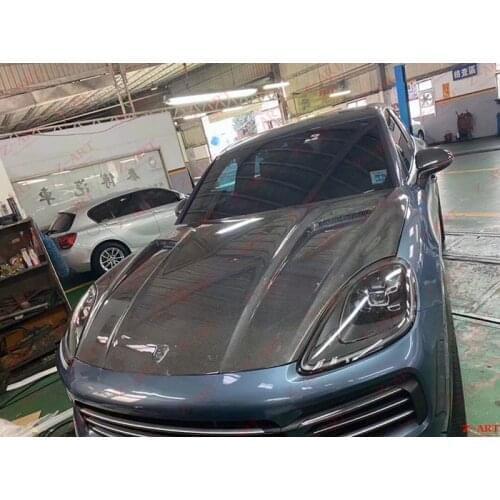 Z-ART for 9YA Cayenne carbon fiber engine hood for Cayenne carbon fiber engine lid for new Cayenne engine bonnet for Caynne E3
