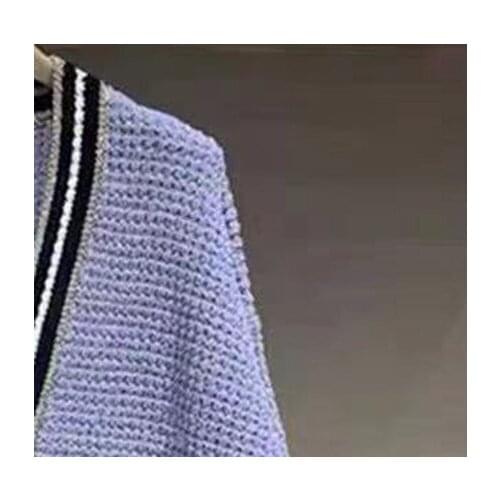 Spring And Summer 2021 New Long-sleeved Ladies Commuter Loose Knit Jacket