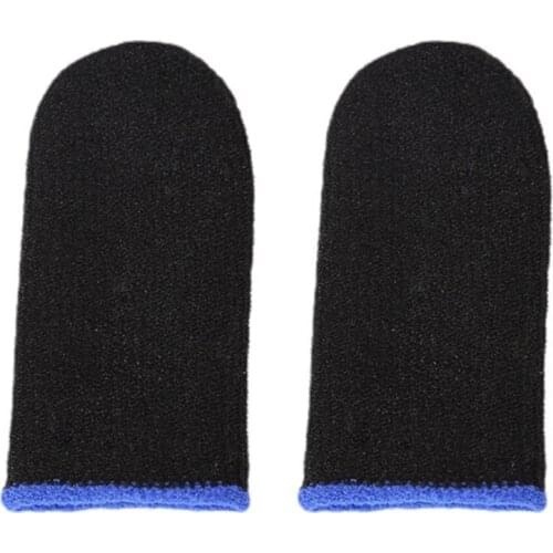 1 Pair Game Finger Cots Mobile Touch Screen Ultra-Thin Breathable Non-Slip Anti-Sweat And Anti-Fingerprint Finger Sleeve Gloves