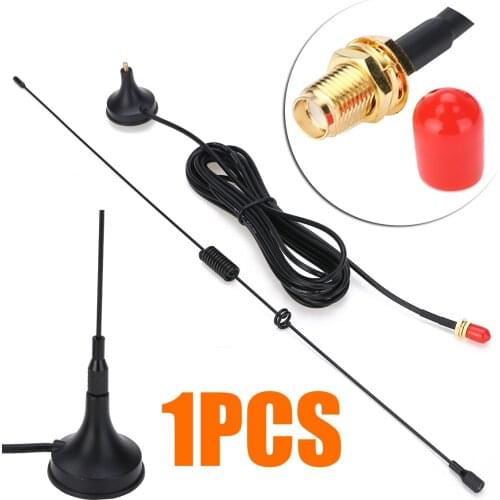 1pcs UT-106 Car Aerials Magnetic Mobile Antenna Dual Band Radio UHF VHF SMA-Female For Radio UV-5R BF-320 BF-480 BF-490