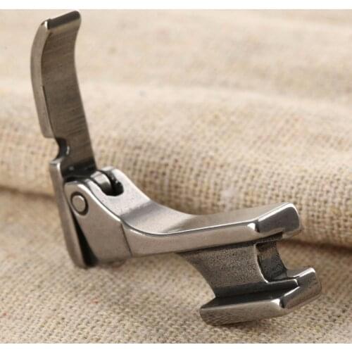 1Pc P36N Industrial Sewing Machine Flatcar Unilateral Presser Foot Steel-Sided Zipper Foot Presser Feet for Brother Singer Juki