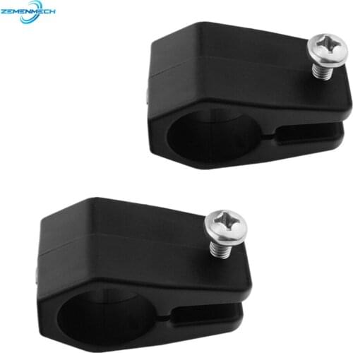 2PCS Nylon Jaw Slide Clamp Bimini Top Hinged Slide Fitting Hardware Marine Boat Yacht Tube Rail Marine Hardware Boat Accessories